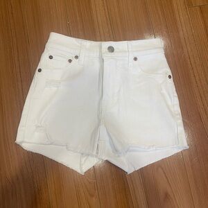 Levi's White Jean Shorts for Women